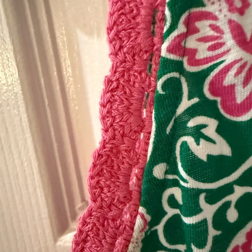 Boden Green and Pink Paisley Tank Top - Picture 4 of 6